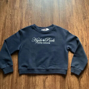 Gianni Bini United Kingdom Hyde Park Sweatshirt Size Large New